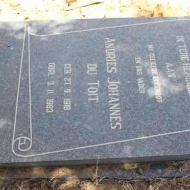 TOIT Andries Johannes, du 1918-1983