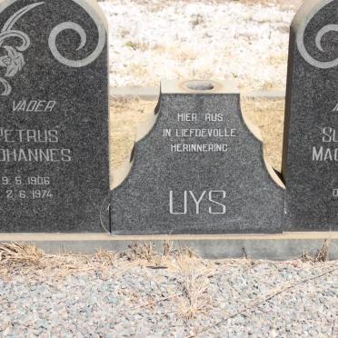 UYS Petrus Johannes 1906-1974 &amp; Susanna Magdalena 1912-1999