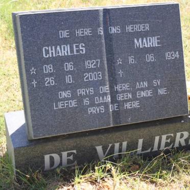 VILLIERS Charles, de 1927-2003 &amp; Marie 1934-