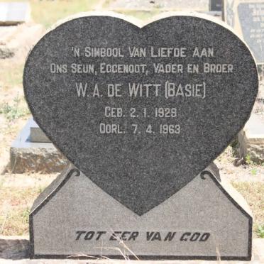 WITT W.A., de 1929-1963