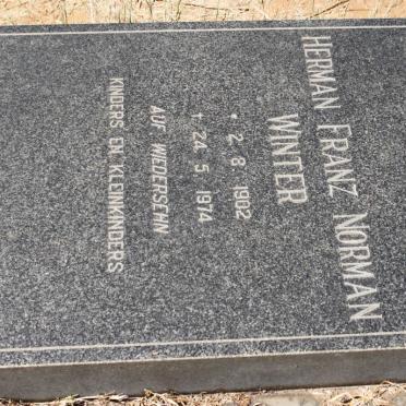 WINTER Herman Franz Norman 1902-1974