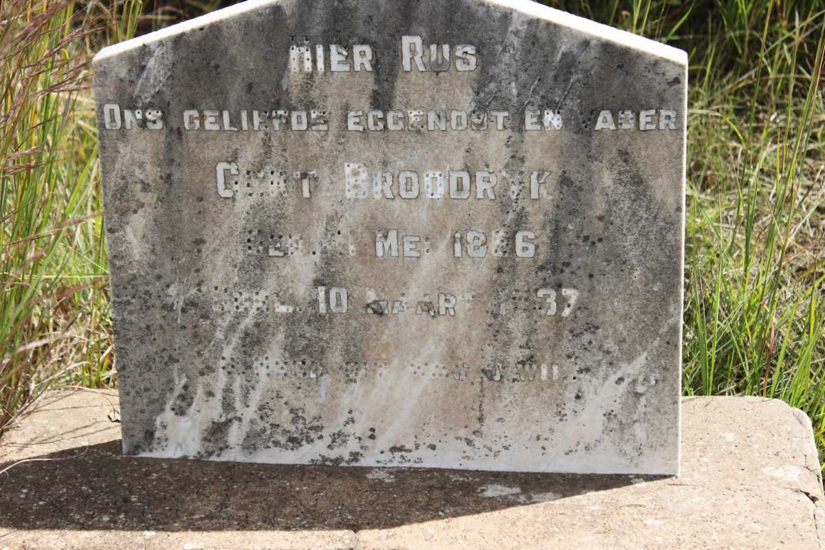 BROODRYK Gert 18?6-1937