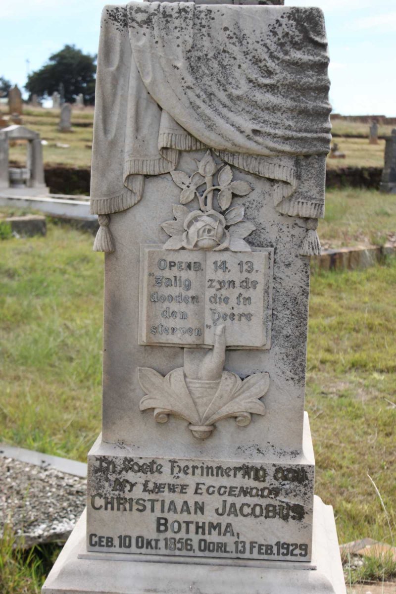 BOTHMA Christiaan Jacobus 1856-1929