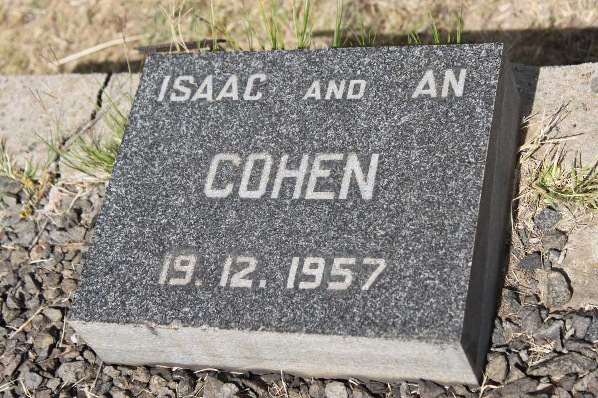 COHEN Isaac -1957 &amp; An -1957