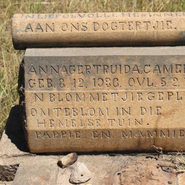 CAMERON Anna Gertruida 1936-1941