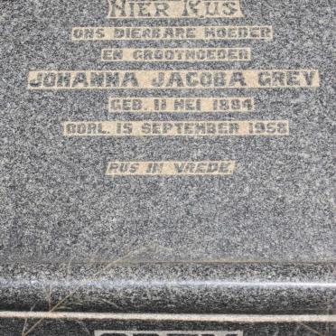 GREY Johanna Jacoba 1884-1958