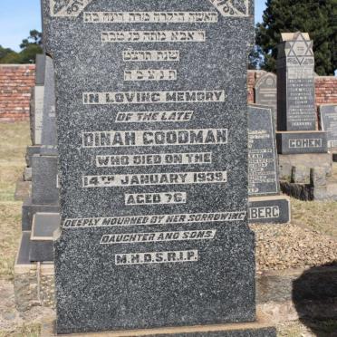 GOODMAN Dinah  -1939