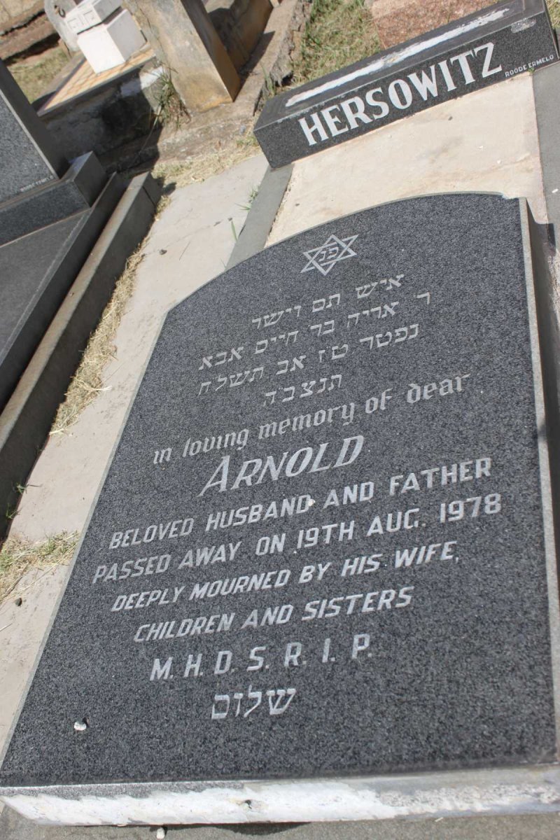 HERSOWITZ Arnold -1978