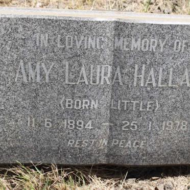 HALLAS Amy Laura nee LITTLE 1894-1978