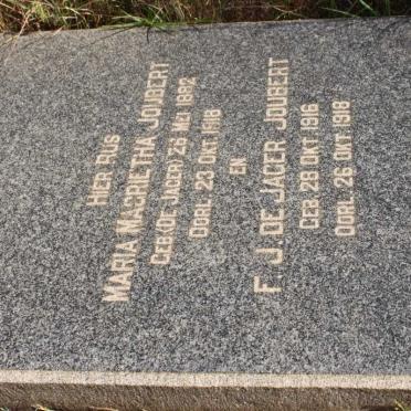 JOUBERT Maria Magrietha 1882-1918 :: JOUBERT F.J. de Jager 1916-1918