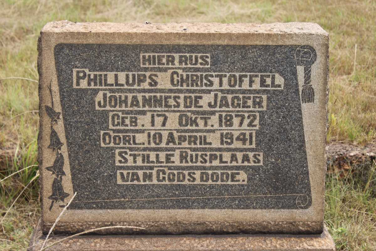JAGER Phillups Christoffel Johannes, de 1872-1941
