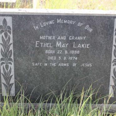 LAKIE Ethel May 1886-1974