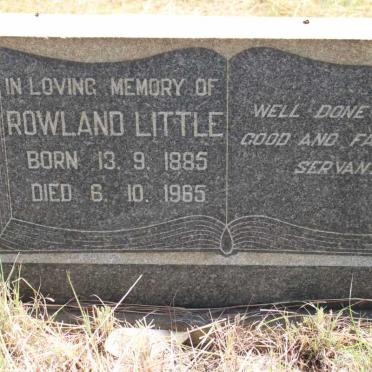 LITTLE Rowland 1885-1965