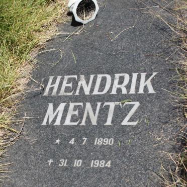 MENTZ Hendrik 1890-1984