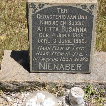 NIENABER Aletta Susanna 1949-1950