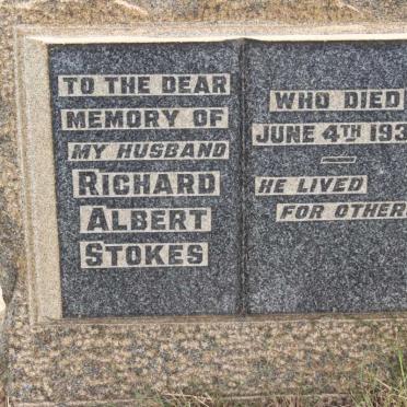 STOKES Richard Albert -1935