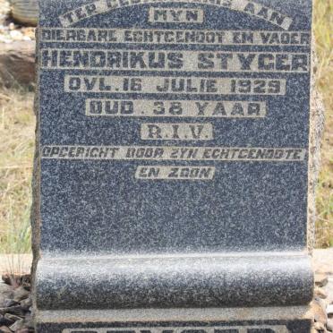 STYGER Hendrikus  -1929