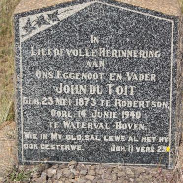 TOIT John, du 1873-1940