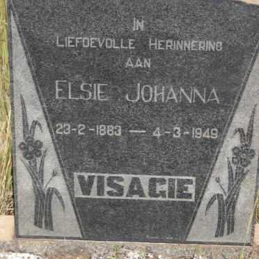 VISAGIE Elsie Johanna 1883-1949