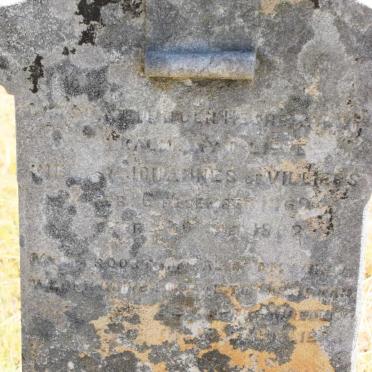 VILLIERS Pie? Johannes, de  -1902