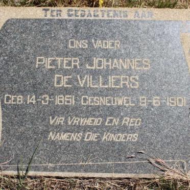 VILLIERS Pieter Johannes, de 1851-1901