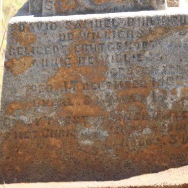 VILLIERS David Samuel Philipus, de