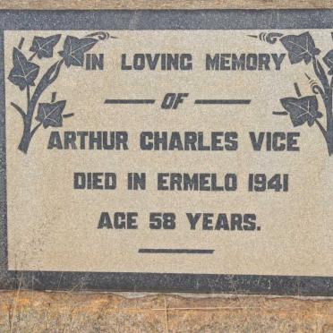 VICE Arthur Charles -1941