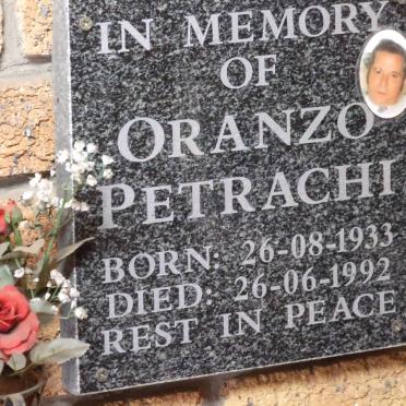 PETRACHI Oranzo 1933-1992