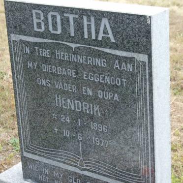 BOTHA Hendrik 1896-1977