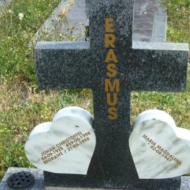 ERASMUS Johan Christoffel 1925-1998 &amp; Maria Magdalena 1947-