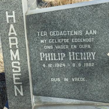 HARMSEN Philip Henry 1924-1982
