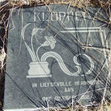 KLOPPER Thomas Frederick 1909-1970 