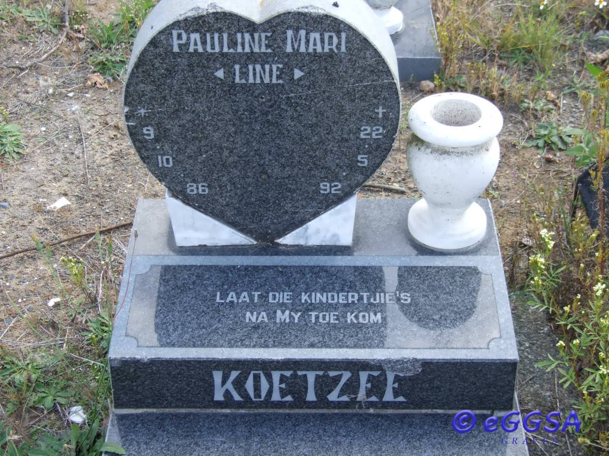 KOETZEE Pauline Mari Line 1986-1992