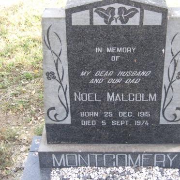 MONTGOMERY Noel Malcolm 1915-1974