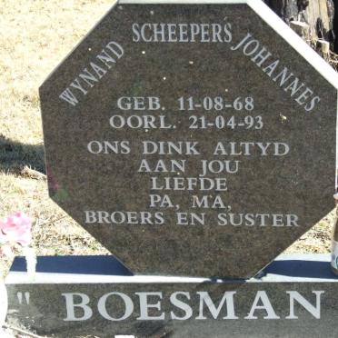 SCHEEPERS Wynand Johannes 1968-1993