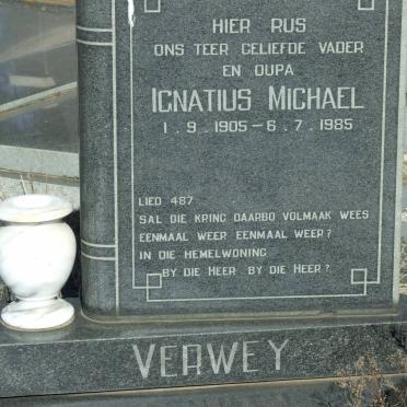 VERWEY Ignatius Michael 1905-1985