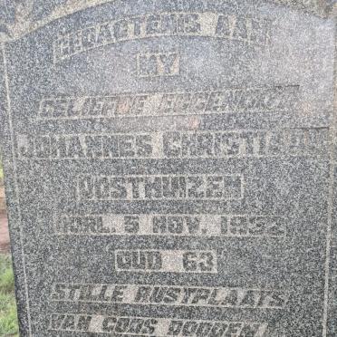 Mpumalanga, ERMELO district, Morgenzon, Holland 471_02, farm cemetery