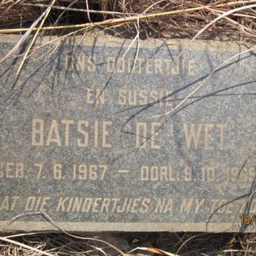 WET Batsie, de 1967-1969