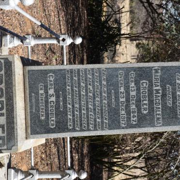 GROBLER Maria Magdalena 1847-1917