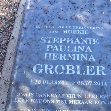 GROBLER Stephanie Paulina Hermina 1924-2014