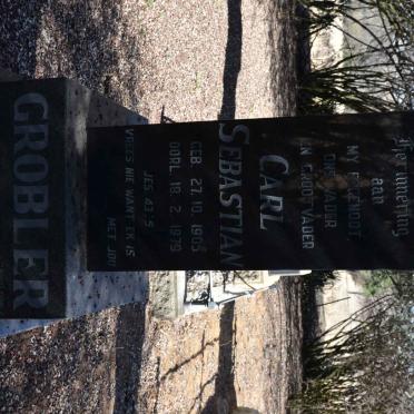 GROBLER Carl Sebastian 1905-1979