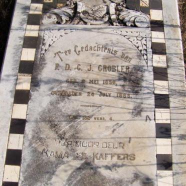 GROBLER P.D.C.J. 1856-1888
