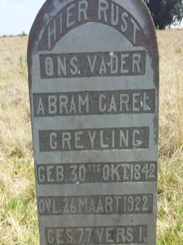 Mpumalanga, ERMELO district, Davel, Brakfontein_2, farm cemetery