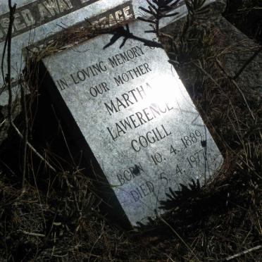 COGILL Charles Julian Liversage 1876-1950 :: COGILL Martha Lawerence 1889-1977