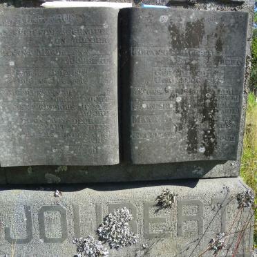 JOUBERT Johannes Jacobus 1875-1963 &amp; Johanna Magdalena 1877-1950