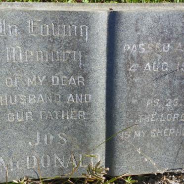 McDONALD Jos -1961