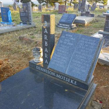 MOTSEKE Barbara, DENNISON 1964-2006