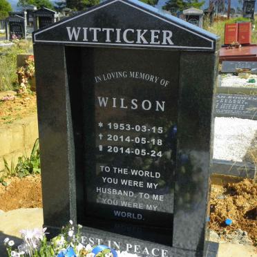 WITTICKER Wilson 1953-2014