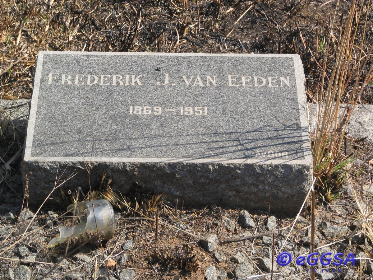 EEDEN Frederik J., van 1869-1951