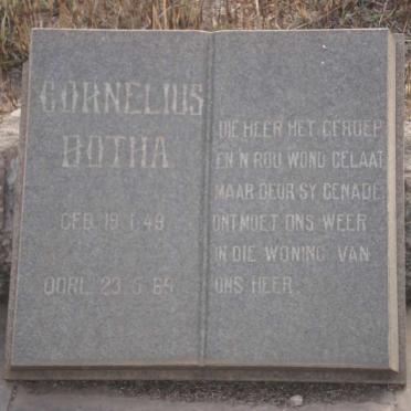 BOTHA Cornelius 1949-1969